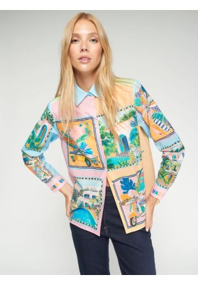 camisa estampado vacaciones