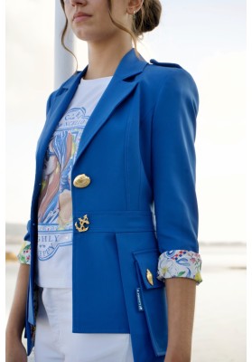 Sahariana azul capri