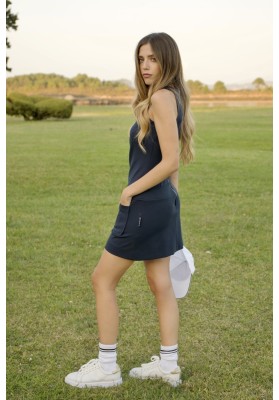 vestido  punto marino