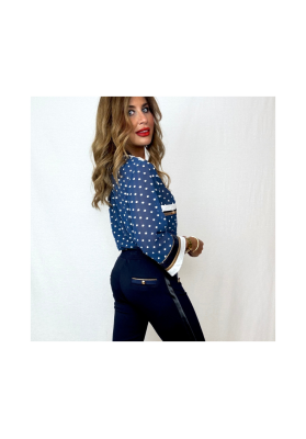 bluson topitos azul