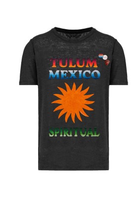 camiseta negra tulum