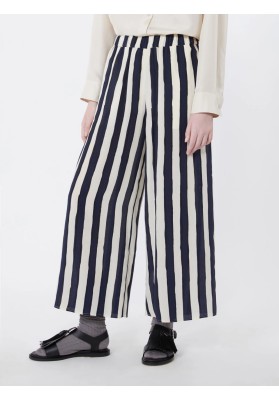 pantalón  crepe de rayas