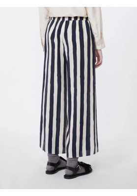 pantalón  crepe de rayas