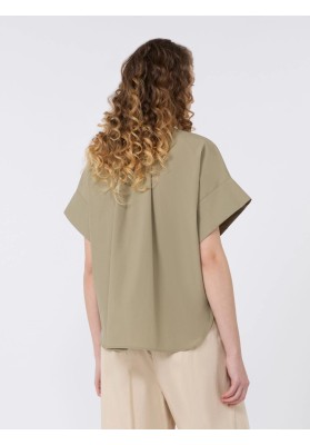 camisa popelín verde