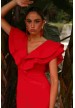 vestido cauca rojo