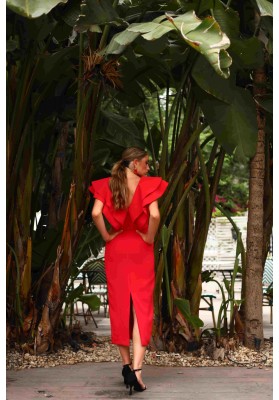 vestido cauca rojo