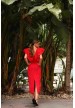 vestido cauca rojo