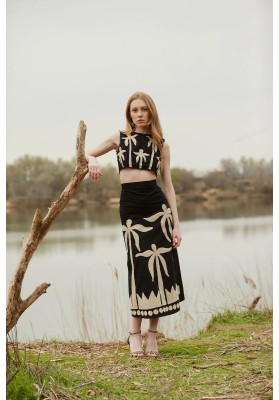 conjunto dalias negro