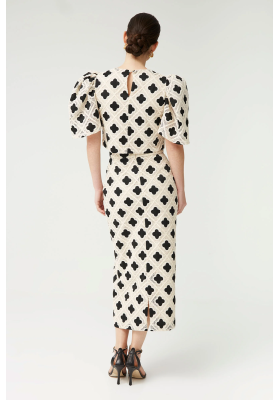 falda anna crudo negro