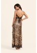 vestido pantera lace leopard