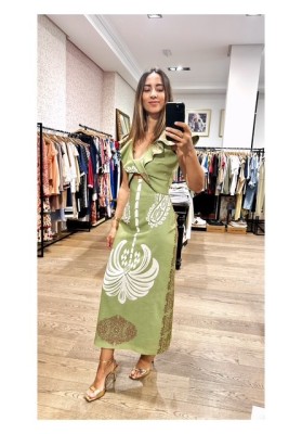 vestido ines verde