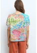 blusa flores