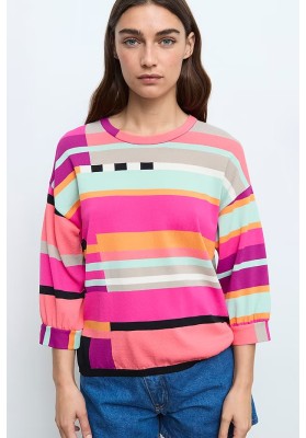 jersey rayas fucsia