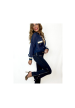 pantalon campana azul