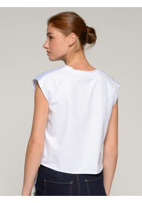 camiseta rayas nudo