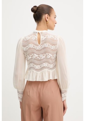 blusa encaje hueso