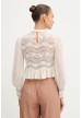 blusa encaje hueso
