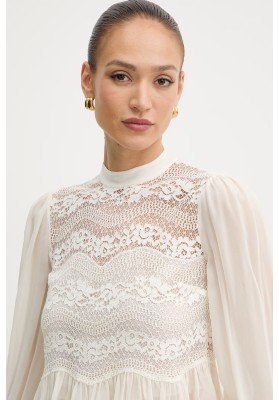 blusa encaje hueso