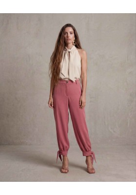 pantalon bombacho rosa