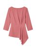 camisa pliegue rosa