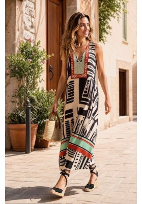 vestido parole etnico tirante
