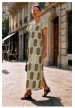 vestido granada agua manga corta