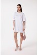 vestido camiseta pedrería