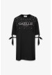 vestido camiseta pedrería