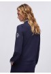 sudadera cremallera azul