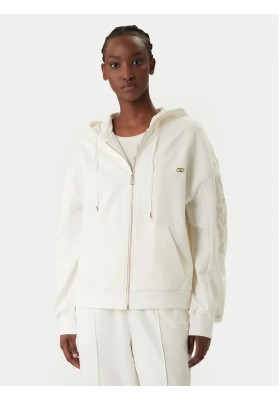 sudadera capucha crudo