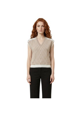 camiseta rayas almond