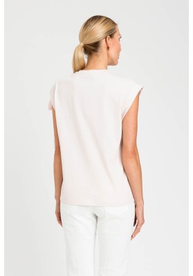 camiseta lazo rosa palo