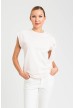 camiseta lazo rosa palo