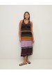vestido midi efecto tie dye