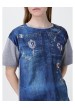 camiseta mix vaquero