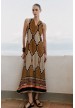 vestido rivera marron