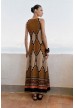 vestido rivera marron