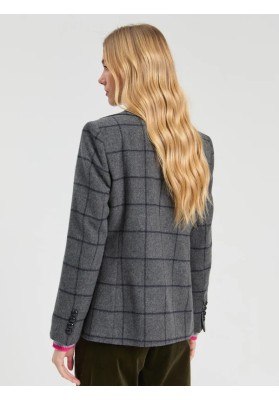 chaqueta helen gris cuadro